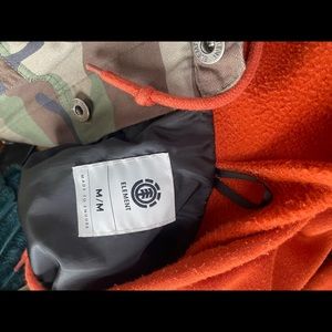 Element sweatshirt.  Medium.  Camo and orange